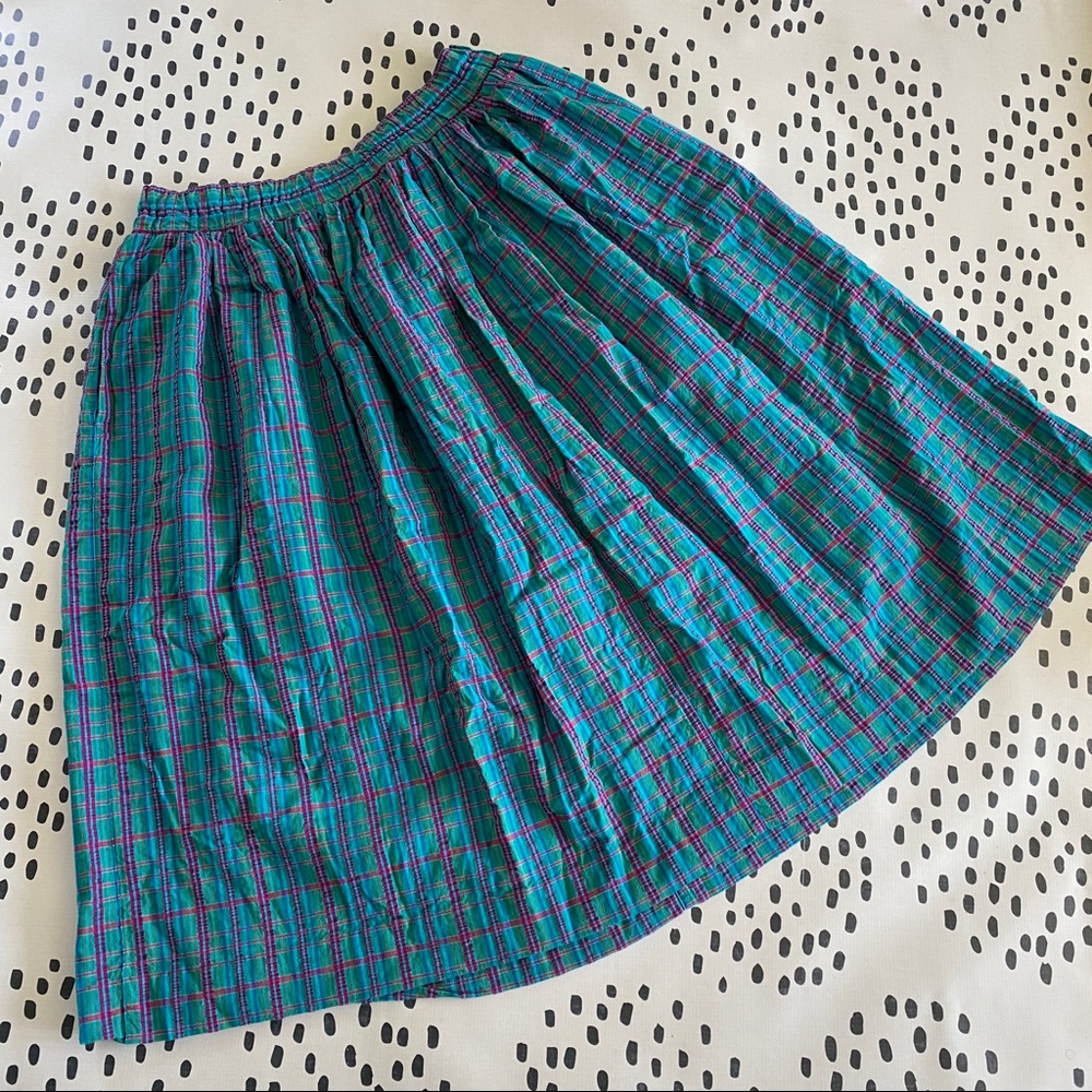 Vintage Carole Little St Tropez West Midi Skirt